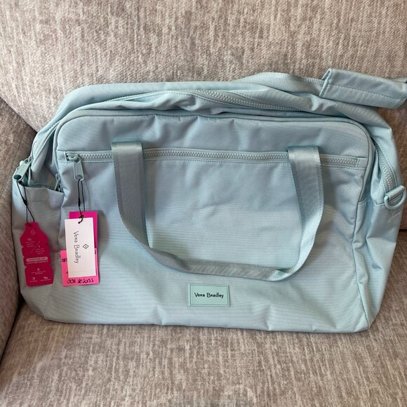 Vera Bradley Handbags - Vera Bradley ReActive Weekender Faded Jeans NWT